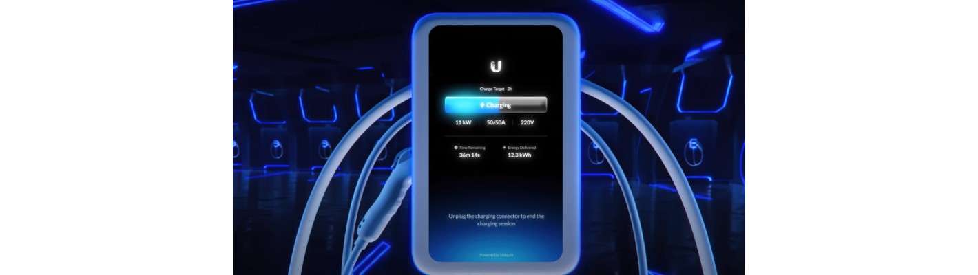 Новинка от UBIQUITI – зарядная станция для электромобилей UniFi EV Station