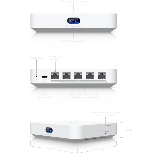 UBIQUITI шлюз Cloud Gateway Max