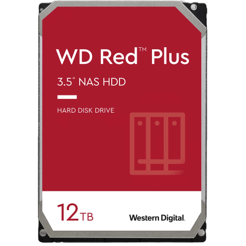 UBIQUITI Жёсткий диск HDD 12Tb SATA-III WD Red Plus